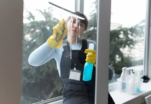 Nettoyage de vitres intérieures et extérieures à Cornillon